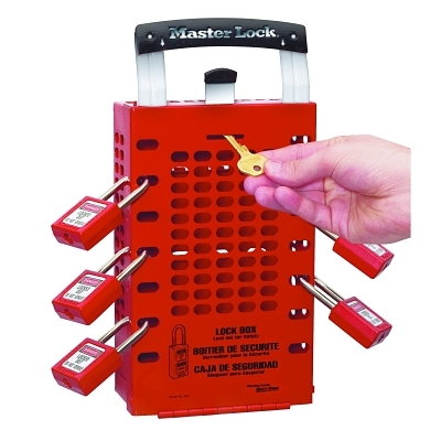 RED LATCH TIGHT GROUP LOCK BOX